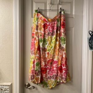 ModCloth 1X Skirt with tomatoes